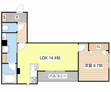 ジョイ フィールド【2階】の間取り