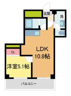 メゾン加茂【4階】の間取り