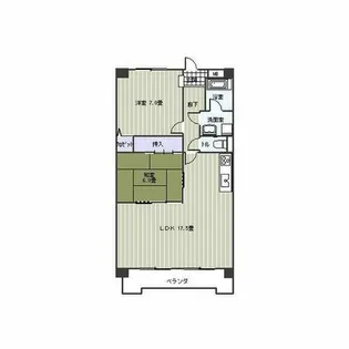 ハイムビーオール II【1階】の間取り