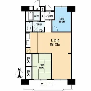 西梅田ダイヤモンドマンション【404号室】の間取り