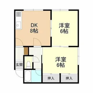フラッツ328【102号室】の間取り
