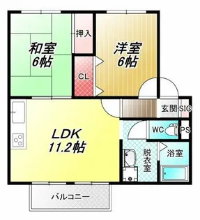 エクセレント山本【2階】の間取り
