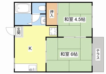 平原ハイツ【122号室】の間取り