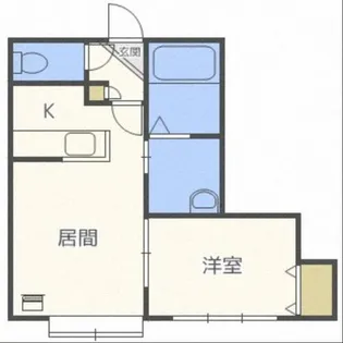 ルーエ南平岸【3階】の間取り