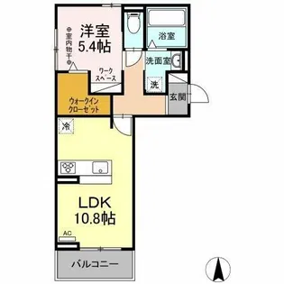 スリジェ【2階】の間取り