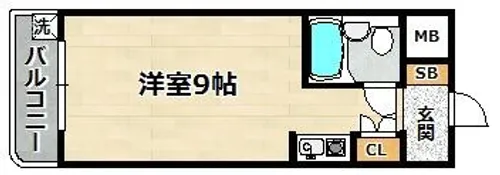 グランディアルネッサンス西神戸【103号室】の間取り