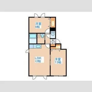 A・Place【2階】の間取り