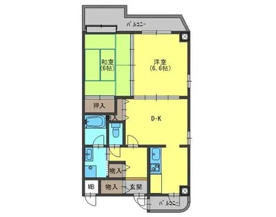 エーデルハイム【1階】の間取り