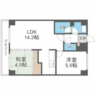 ガーデンハイツ【4階】の間取り