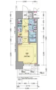 プレサンス大国町ブライス【10階】の間取り
