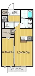 ジョイフルキューブ【1階】の間取り