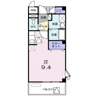 リバーレイクヒルズ【101号室】の間取り