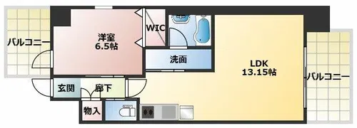 プレジオ永和ASIAN【2階】の間取り