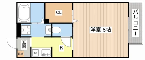 リヴェールK【202号室】の間取り