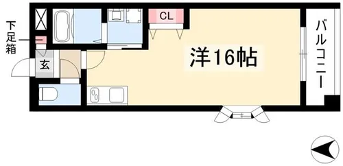 リバパレス鶴舞【910号室】の間取り