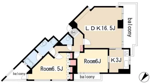 Ns21やごと A棟【3階】の間取り