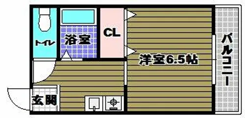 メロディーハイム【2階】の間取り