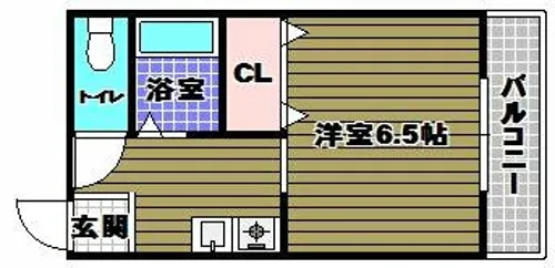 メロディーハイム【2階】の間取り
