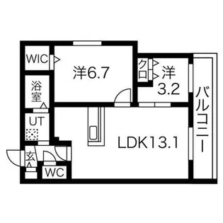 ラグナベルデ北9条【3階】の間取り