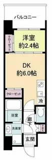 セレニテ難波ミラク参番館【2階】の間取り