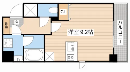 エンゼルプラザ大津中央【208号室】の間取り