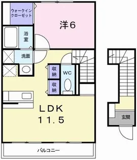 ブリーズ アレイ【2階】の間取り