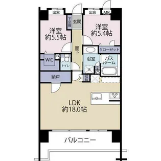 グランフォーレ平尾四丁目レジデンス(0005796)【6階】の間取り