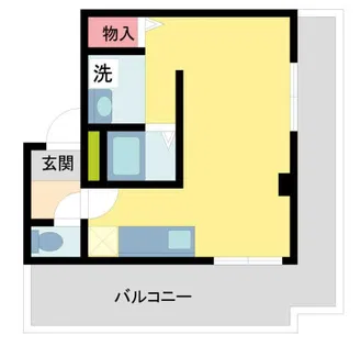 吉永ビル鼓が滝駅前【401号室】の間取り