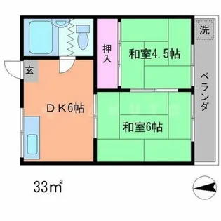 ルネ白川【3階】の間取り