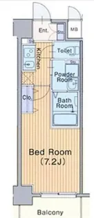 ミュプレ北浜【11階】の間取り