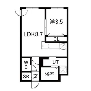 Estalion Soen【2階】の間取り