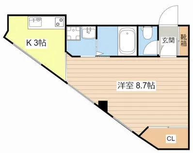 守山駅前M&Dビル【407号室】の間取り