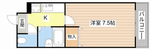 グリーンコート【0206号室】の間取り