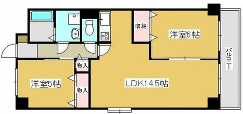 フォレスト壱番館【2階】の間取り
