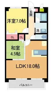 アルウェットグランドステージ【5階】の間取り