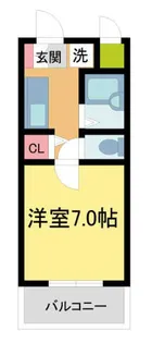 サテライト芦屋宮塚【102号室】の間取り