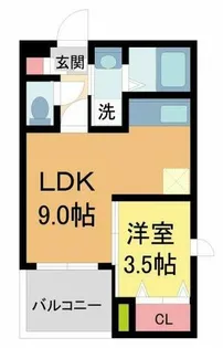 シエーナ川西美園【2階】の間取り