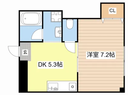 ヴィラ・十里【109号室】の間取り