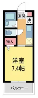 売布Kハイツ【2階】の間取り