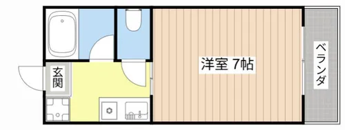 シャトーレ司【2C号室】の間取り