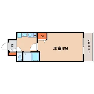 エステムコート神戸元町通【5階】の間取り