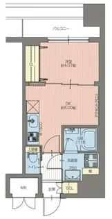 Vinoプレジオ本町【9階】の間取り