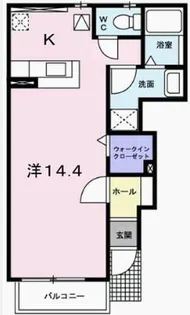 イースト エレガントA【1階】の間取り