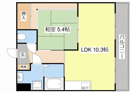 chouchou【106号室】の間取り