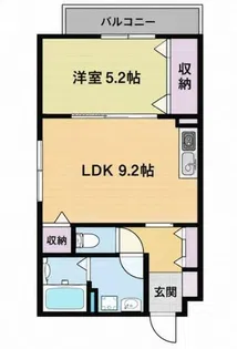 土山新築ハイツ(仮)【3階】の間取り