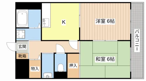 ラヴィアン【210号室】の間取り