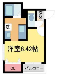 レジスコート甲子園口【2階】の間取り