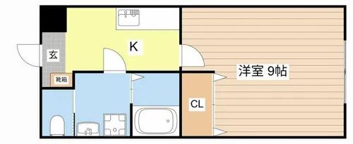 ローズ【103号室】の間取り