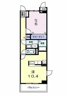 メゾン・ド・フラン【201号室】の間取り