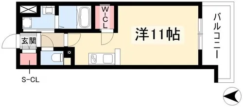 Ceres Daimon【5階】の間取り